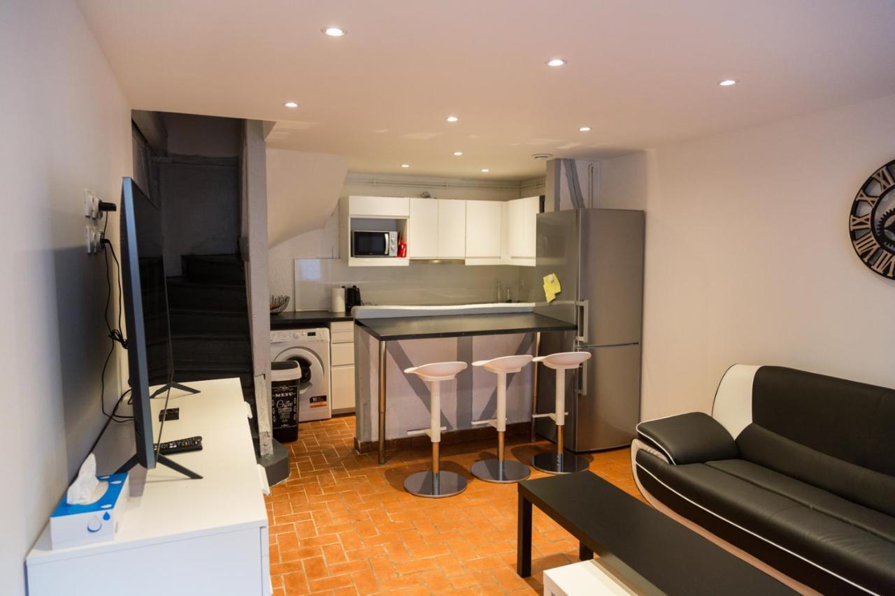 Maison De Ville Calme Rouen St.Paul 2Ch Proche Chu Luaran gambar